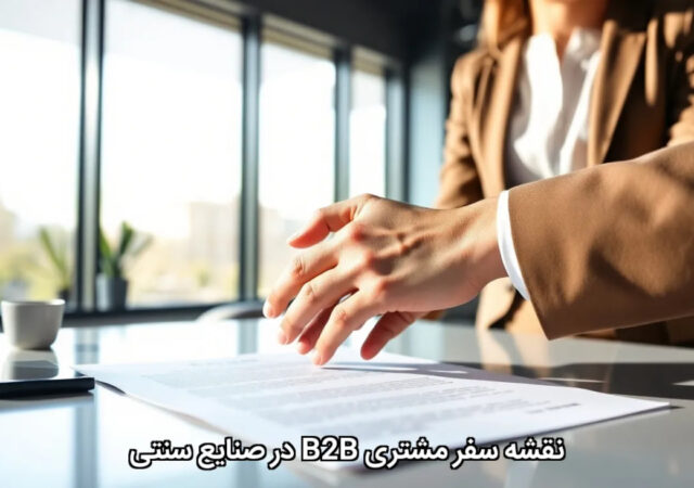 نقشه سفر مشتری B2B در صنایع سنتی