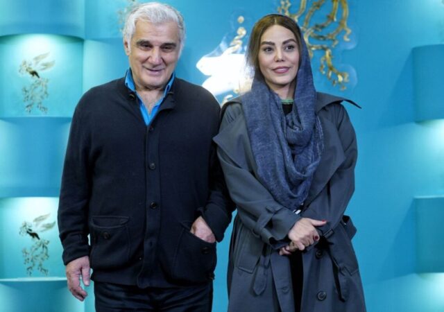 استایل اروپایی مهدی هاشمی و همسر جوانش در یک مراسم+ عکس