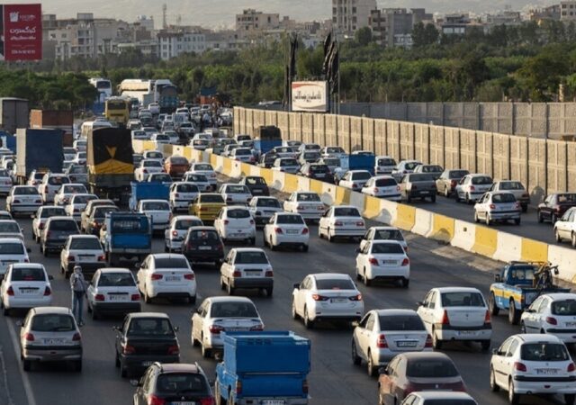 جزئیات ترافیک سنگین در ورودی‌های غربی و شرقی تهران