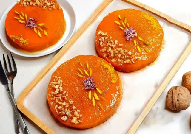 طرز تهیه دسر کدو حلوایی/ شیرینی متفاوت شب یلدا