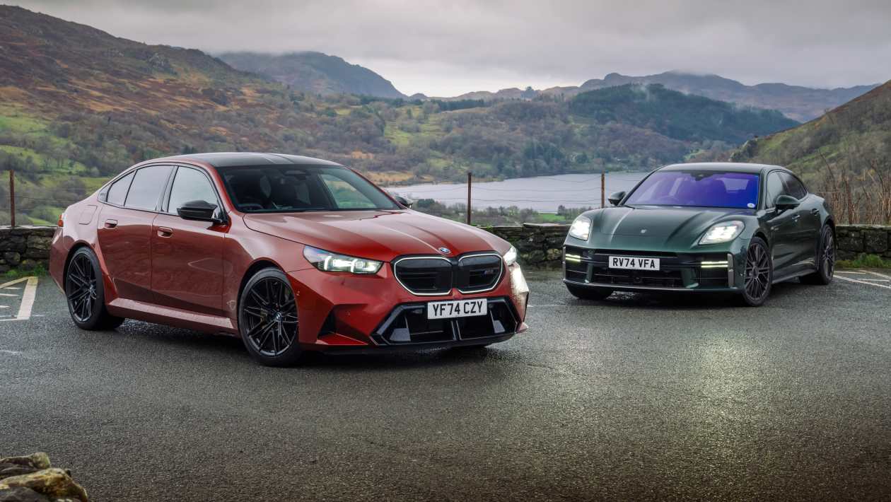 BMW M5 (G90) v Porsche Panamera Turbo E‑Hybrid – 700bhp hybrid super  saloons go head-to-head | evo