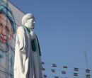 حادثه در اردبیل / مجسمه شهید رئیسی سقوط کرد!