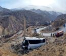 واژگونی یک دستگاه اتوبوس در جاده هراز/ ۶ دستگاه آمبولانس اعزام شدند