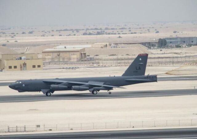 آمریکا عمده تجهیزات خود را از پایگاه العدید قطر خارج کرد+ عکس