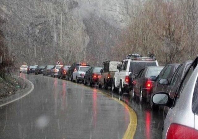 ترافیک سنگین در محور قزوین _ کرج/ مسافران بخوانند