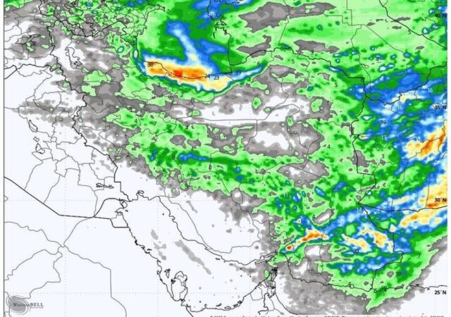 سامانه بارشی جدید در راه است/ باران و باد شدید در چند استان از دوشنبه