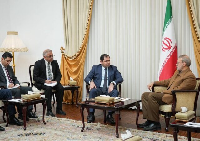 وزیر دفاع ارمنستان با لاریجانی دیدار کرد