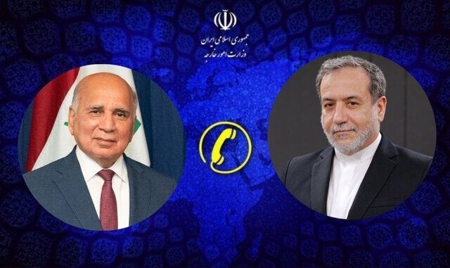 گفت وگوی تلفنی عراقچی با وزیر خارجه عراق