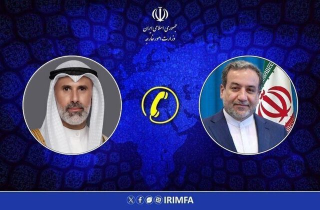 گفتگوی تلفنی وزرای امور خارجه ایران و کویت