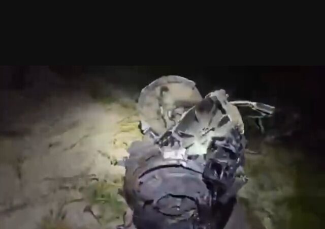 شکار پهپاد هرمس مسلح در آسمان تهران توسط پدافند سپاه