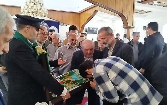 حضور کاروان «زیر سایه خورشید» در حرم مطهر شهدای آستانه اشرفیه