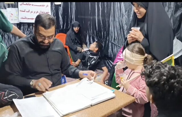 خدمت رسانی موکب ها به تجمع کنندگان در یاسوج