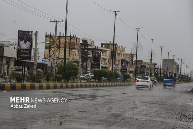 سامانه بارشی تا روز چهارشنبه در خوزستان فعال است