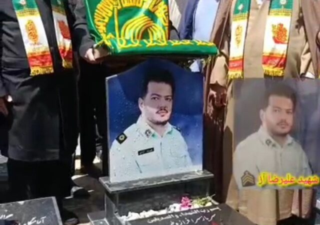 شمیم عطر رضوی در گلزار شهدای قروه