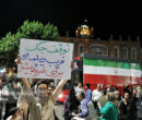 مردم خستگی ناپذیر تبریز استوار در میادین ایستاده‌اند