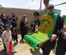 ورود کاروان «زیر سایه خورشید» حامل پرچم مبارک رضوی به شهرستان زهک