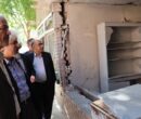 بازدید معاون وزیر راه و شهرسازی از بخش های جنگ زده دانشگاه شریف