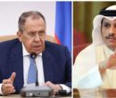 تماس تلفنی وزیر خارجه قطر با لاوروف درمورد وضعیت تنگه هرمز