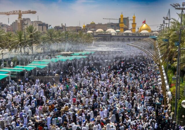 حضور گسترده زائران در کربلای معلی همزمان با روز عرفه و عید قربان