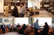 دیدار امیر دریادار سیاری با خانواده شهیدان نصیرزاده و دره باغی