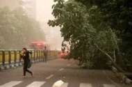 وزش باد شدید و احتمال طوفان گرد و خاک در تهران/ اعلام وضعیت قرمز در پایتخت