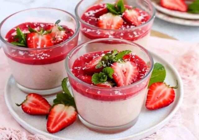 این دسر خوشمزه بعد از غذا می‌چسبد