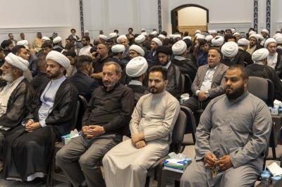 برگزاری مجلس ترحیم آیت‌ الله فیاض در نجف اشرف/ تصاویر