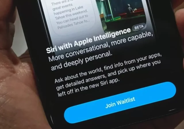 کاربران اپل برای آزمایش Siri AI باید در صف انتظار قرار بگیرند