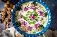 طرز تهیه آب‌دوغ خیار مجلسی؛ غذای نجات‌بخش روزهای گرم