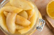 طرز تهیه کمپوت سیب خانگی بدون مزه آهنی قوطی‌های شرکتی