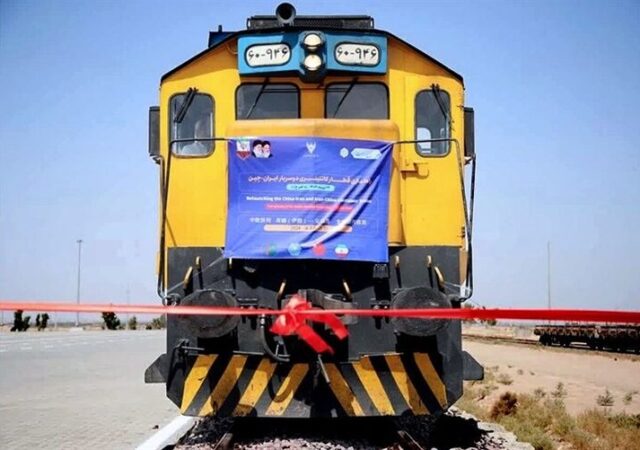 قطار ترانزیتی چین ــ ایران ــ افغانستان راه‌اندازی شد