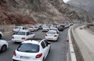 ترافیک سنگین در کندوان؛ مسیر تهران یکطرفه شد