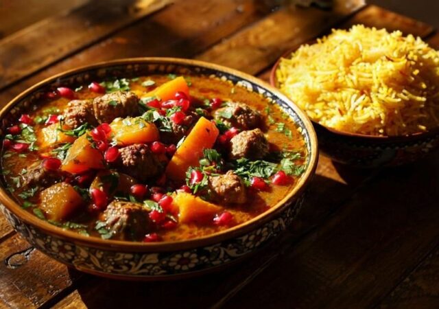 طرز تهیه خورشت کدو حلوایی