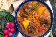 یک آبگوشت متفاوت از قم؛ طرز تهیه آبگوشت قنبید با گوشت و کلم قمری