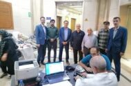 تجلیل از دکتر مصطفی مقدم، قهرمان مستند «خون طلایی آمنه»، در میدان فلسطین