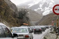 ترافیک در جاده‌های خروجی مازندران سنگین شد / صف ۴ کیلومتری در کندوان