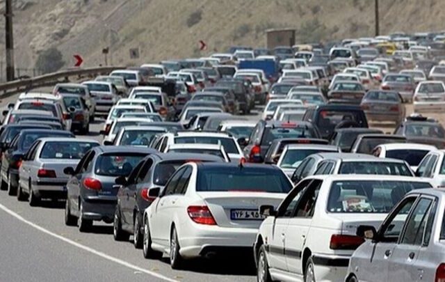 ترافیک سنگین در جاده چالوس و آزادراه تهران-شمال