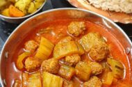خورش خیار چنبر با گوشت قلقلی؛ طعم متفاوتی که عاشقش می‌شوید