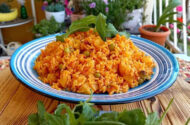 کته گوجه با نخودفرنگی؛ غذایی ساده با مواد اولیه در دسترس