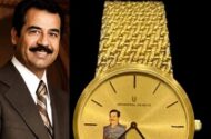 کلکسیون ساعت‌های سوئیسی سفارشی صدام حسین