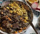 خورش اسپناساک مازندرانی؛ جادوی اسفناج، گوشت گوسفندی و تخم‌مرغ